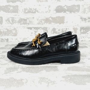 NEW Steve Madden Karmine Black Suede Slip On Loafers B582